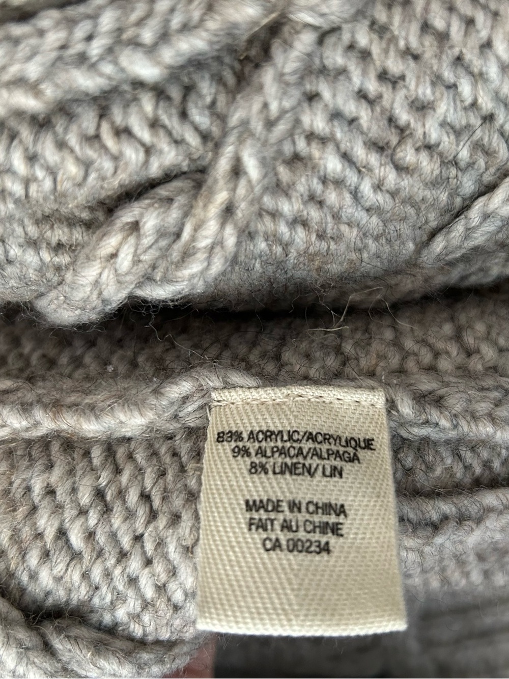 White Space by Hudson’s Bay Co. Woven Cable Knit Cardigan - Picture 12 of 15